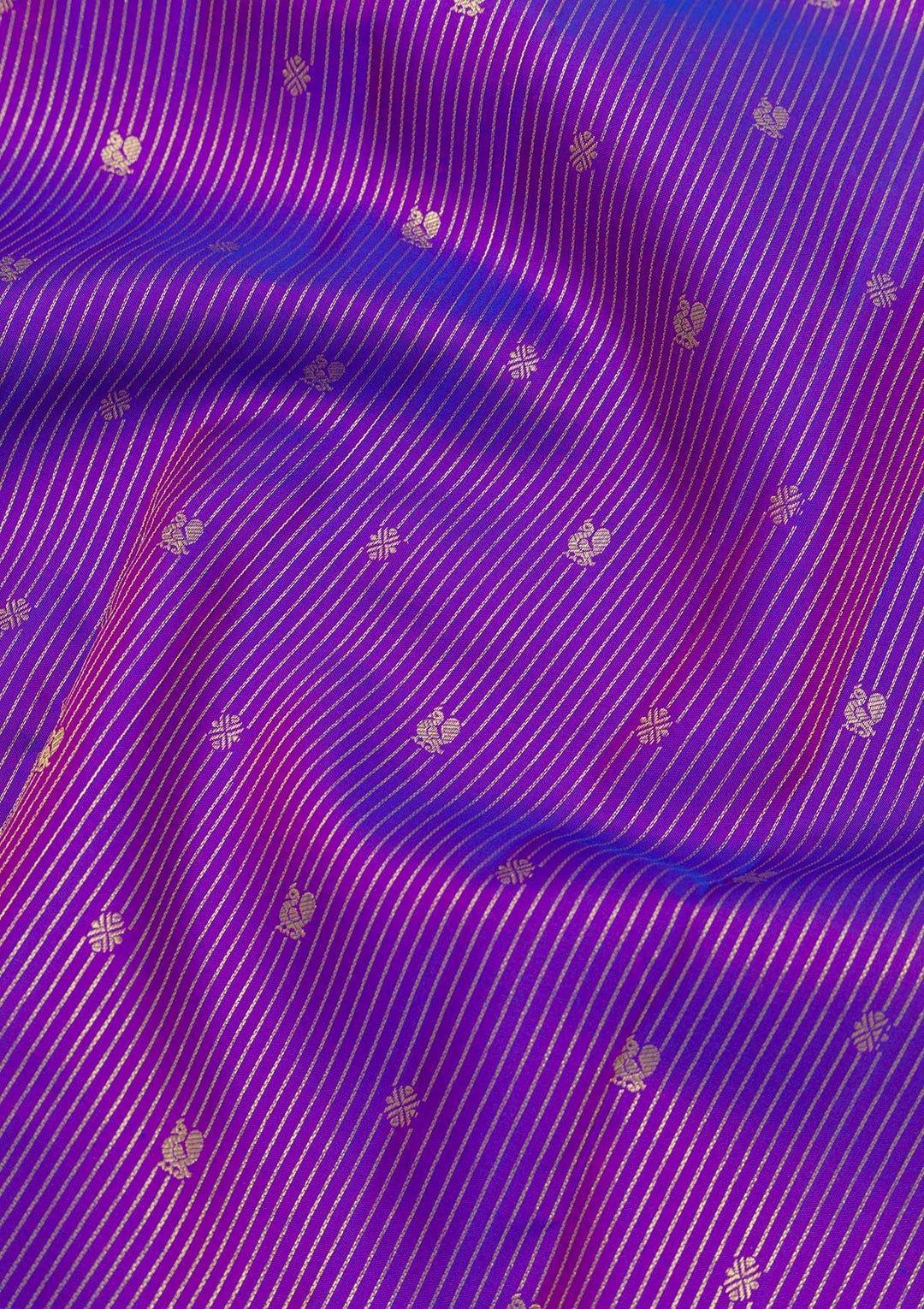 Purple Zariwork Kanjivaram Pure Silk Saree