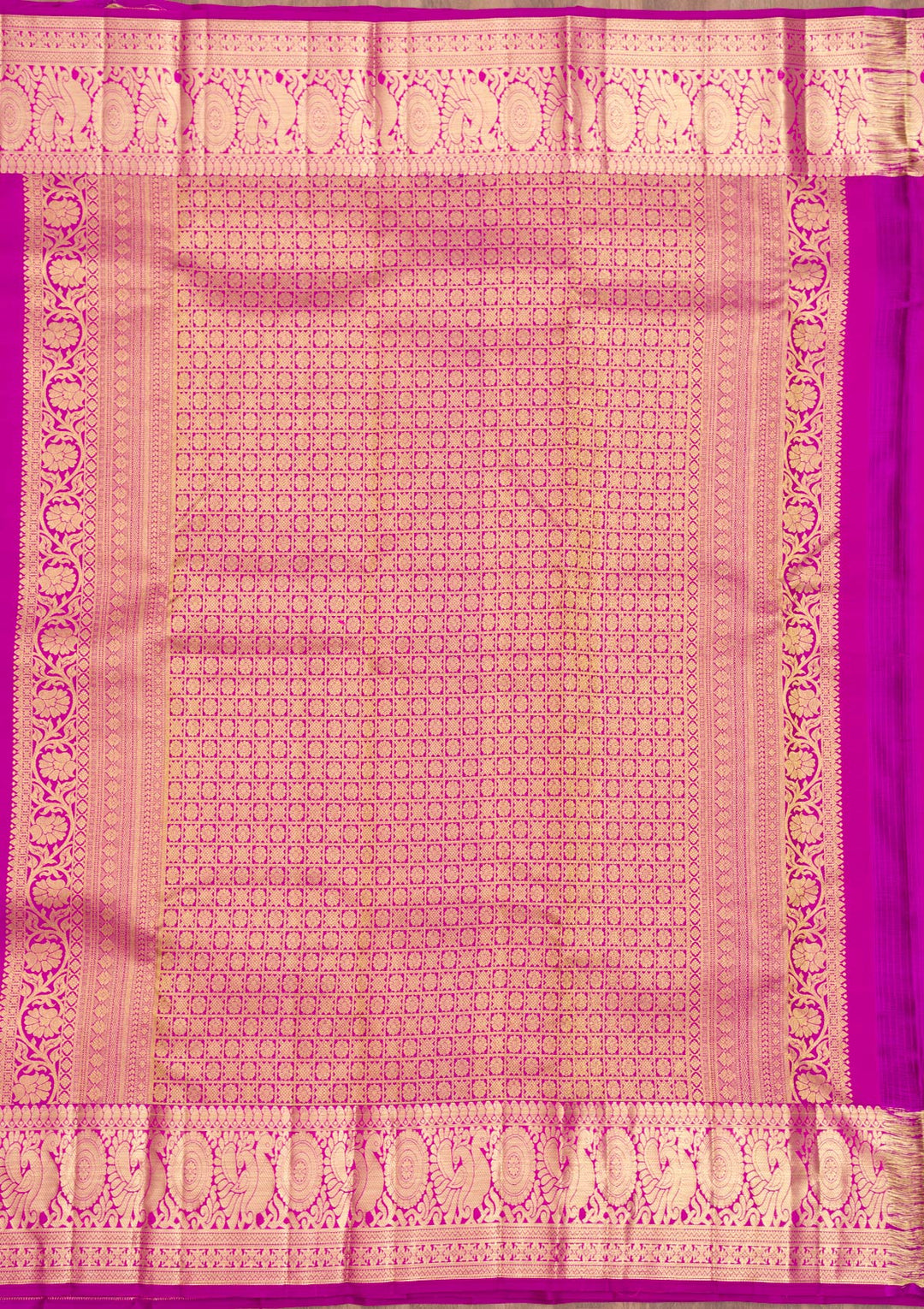Purple Zariwork Kanjivaram Pure Silk Saree