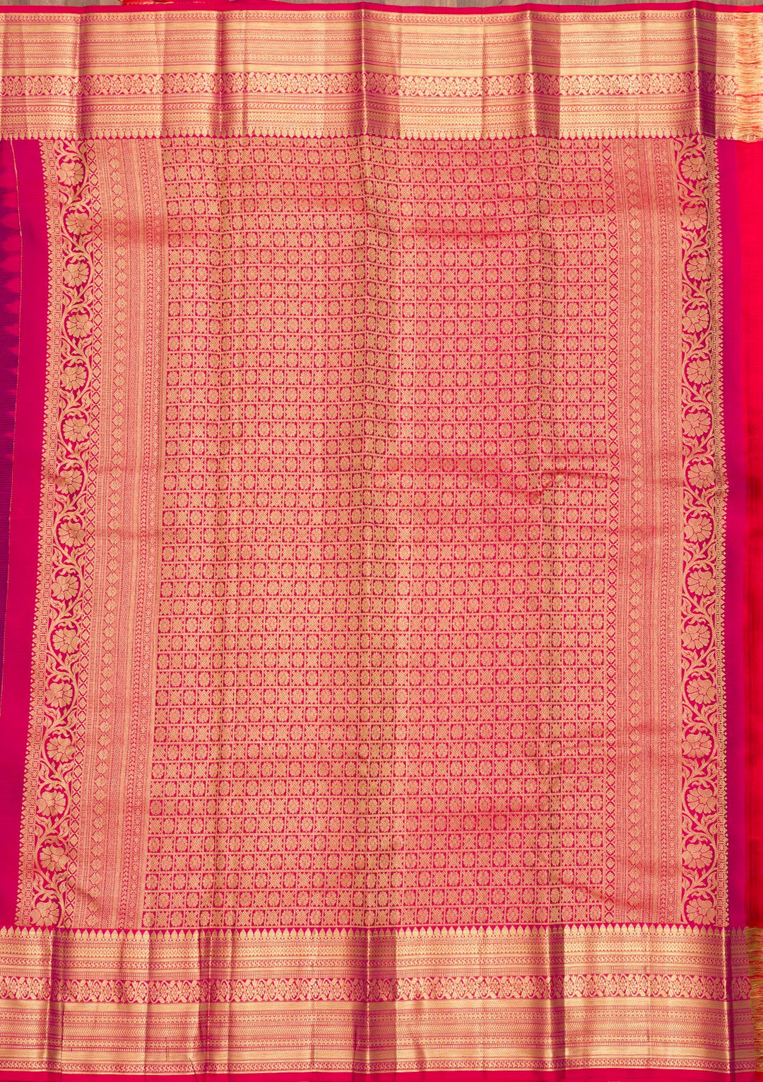 Purple Zariwork Banarasi Pure Silk Saree