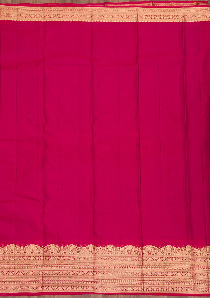 Purple Zariwork Pure Silk Saree