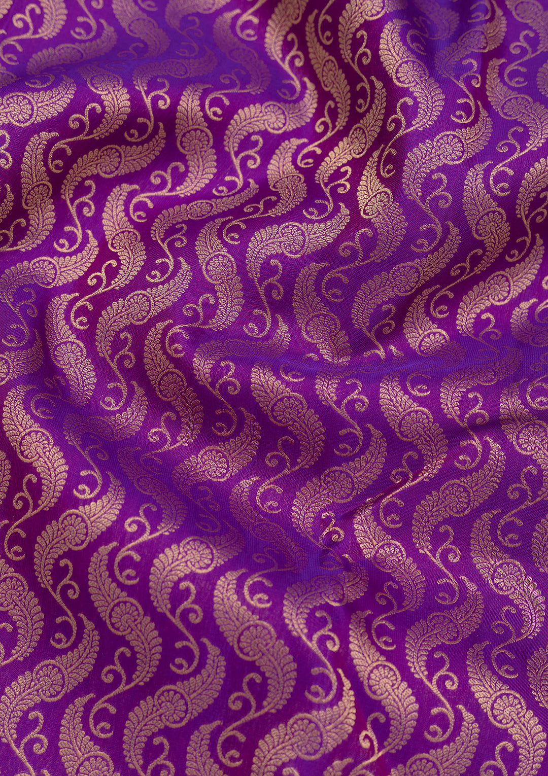 Purple Zariwork Pure Silk Saree
