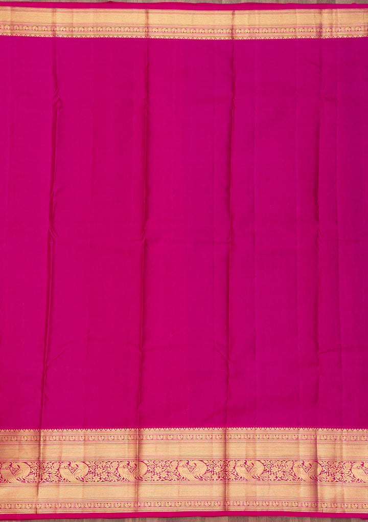 Purple Zariwork Pure Silk Saree
