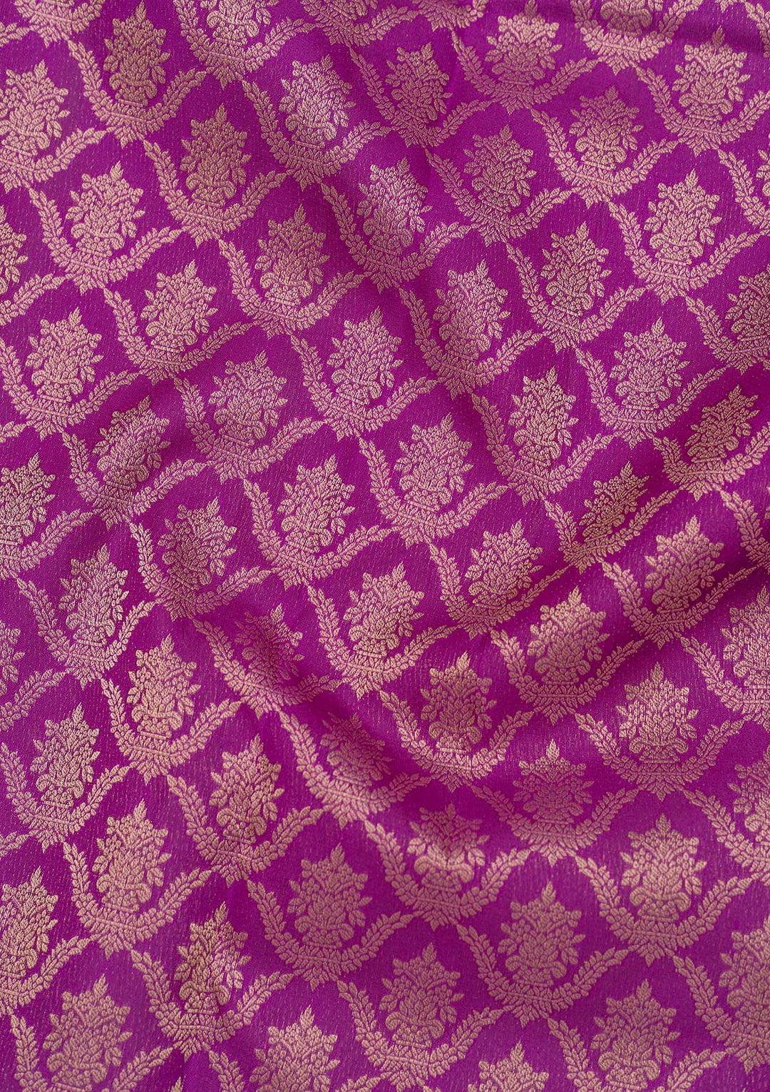 Purple Zariwork Pure Silk Saree