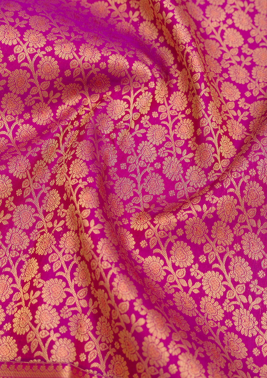 Purple Zariwork Pure Silk Saree