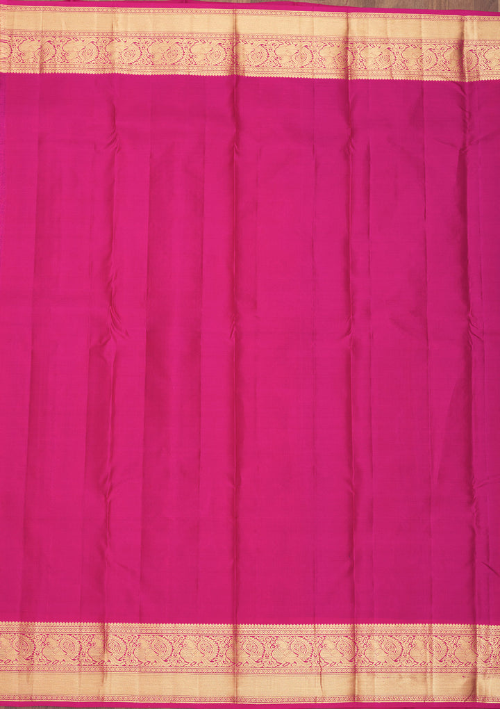 Purple Zariwork Pure Silk Saree