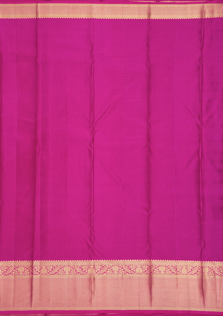 Purple Zariwork Pure Silk Saree