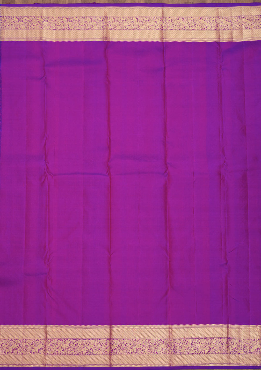 Purple Zariwork Pure Silk Saree