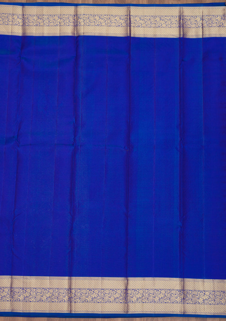 Purple Zariwork Pure Silk Saree