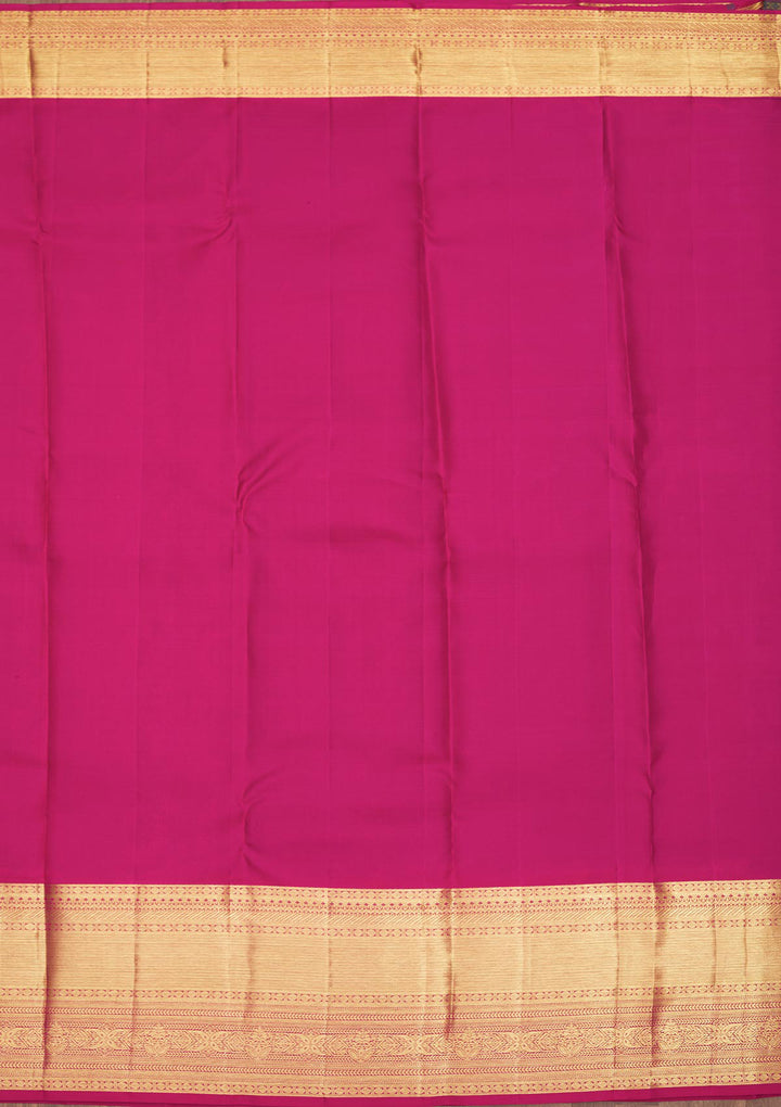 Purple Zariwork Pure Silk Saree