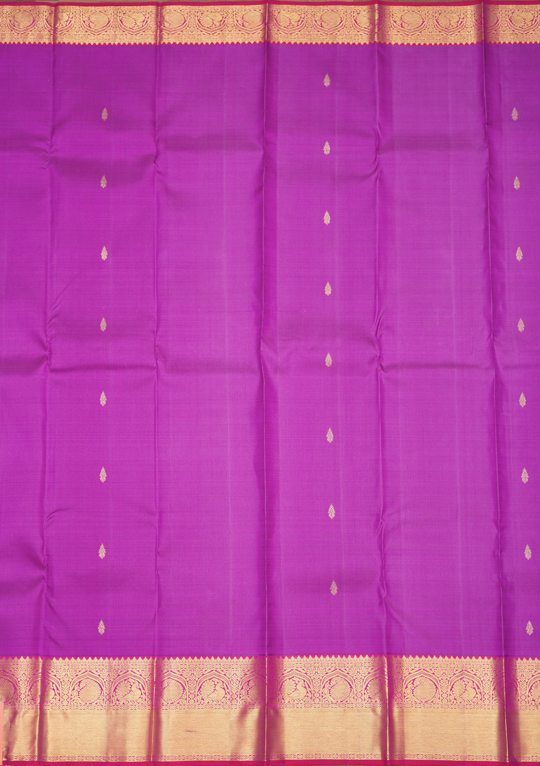 Purple Zariwork Pure Silk Saree