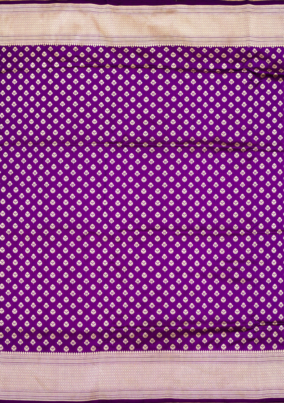 Purple Zariwork Pure Silk Saree