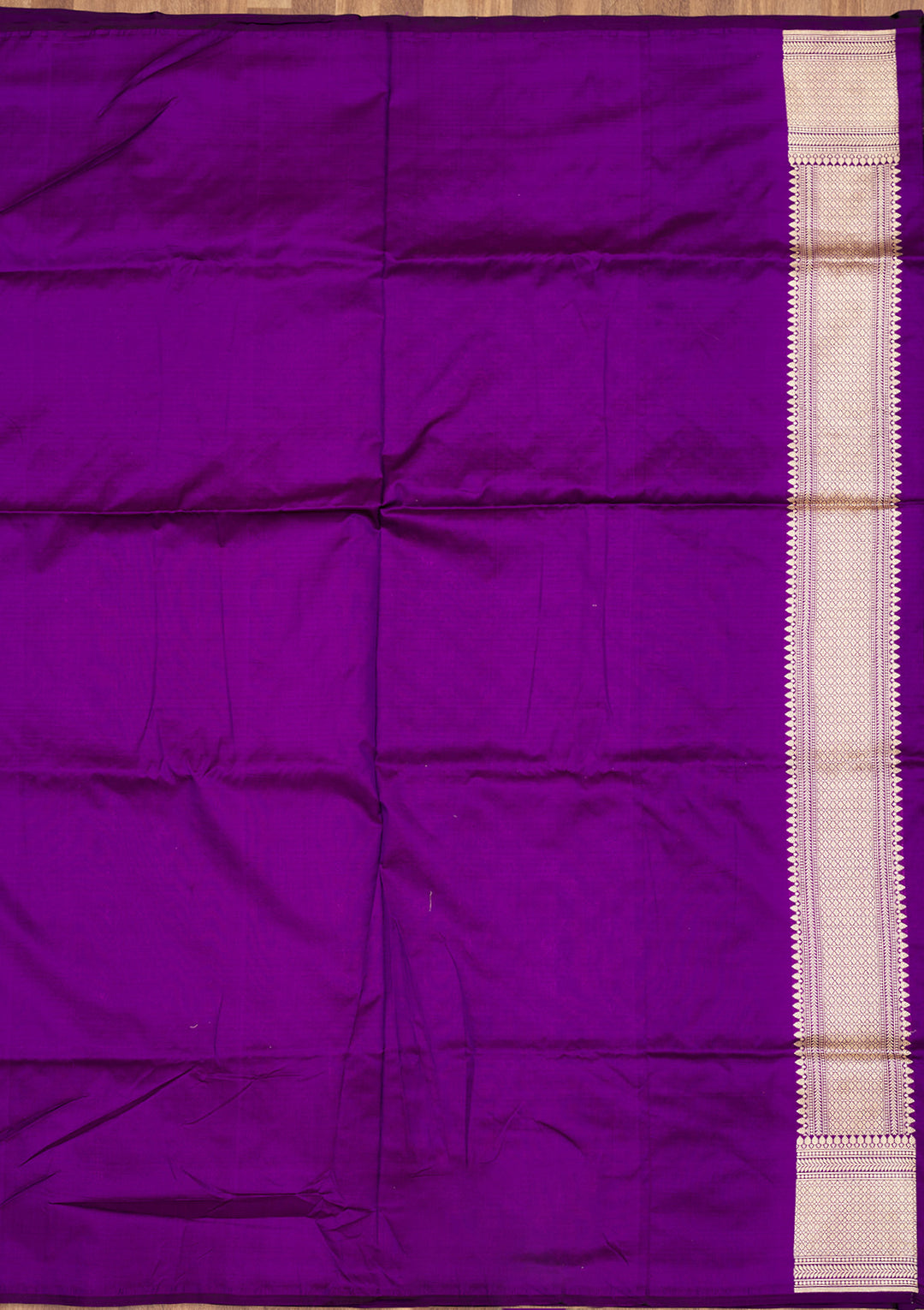 Purple Zariwork Pure Silk Saree