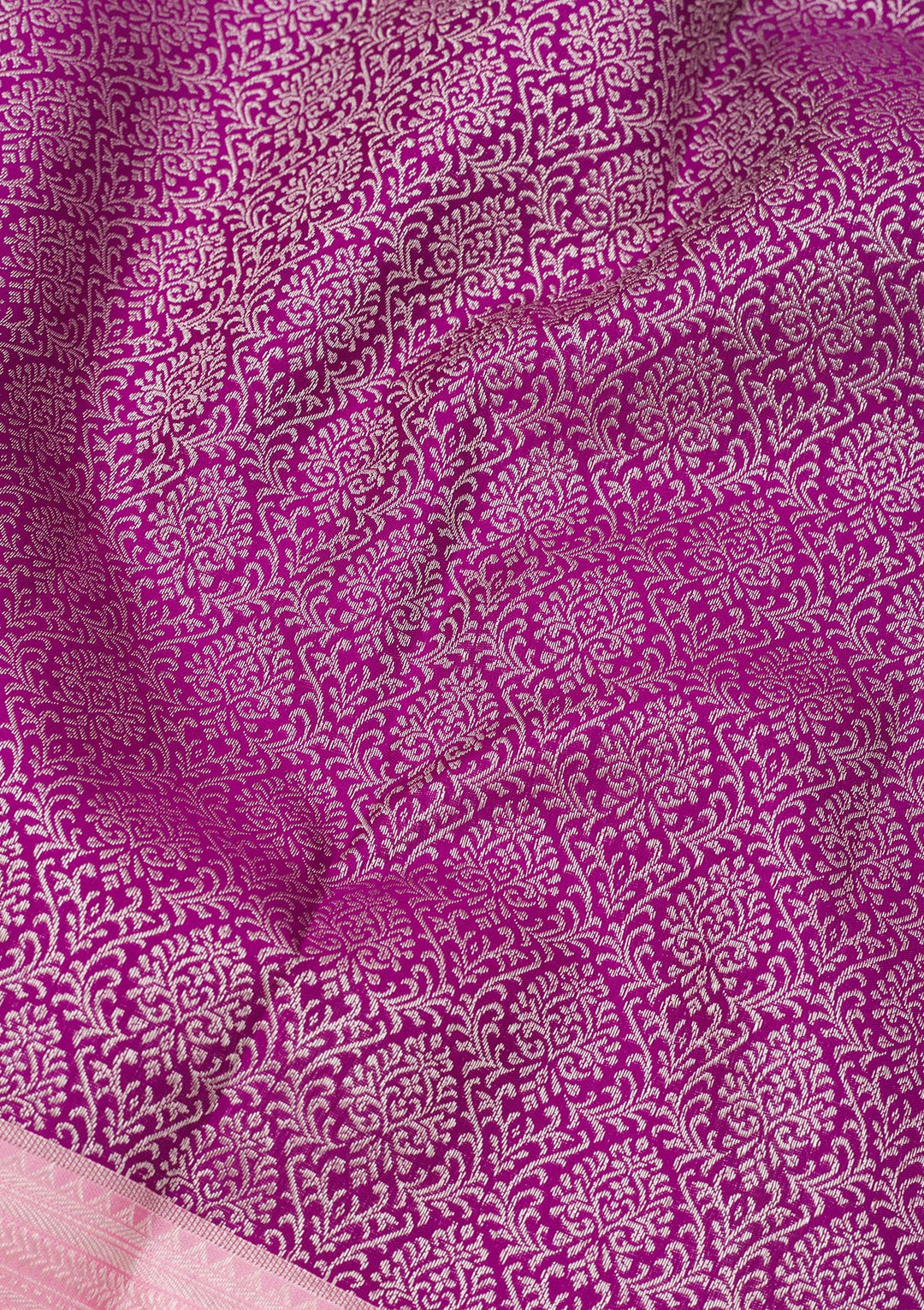 Purple Zariwork Pure Silk Saree
