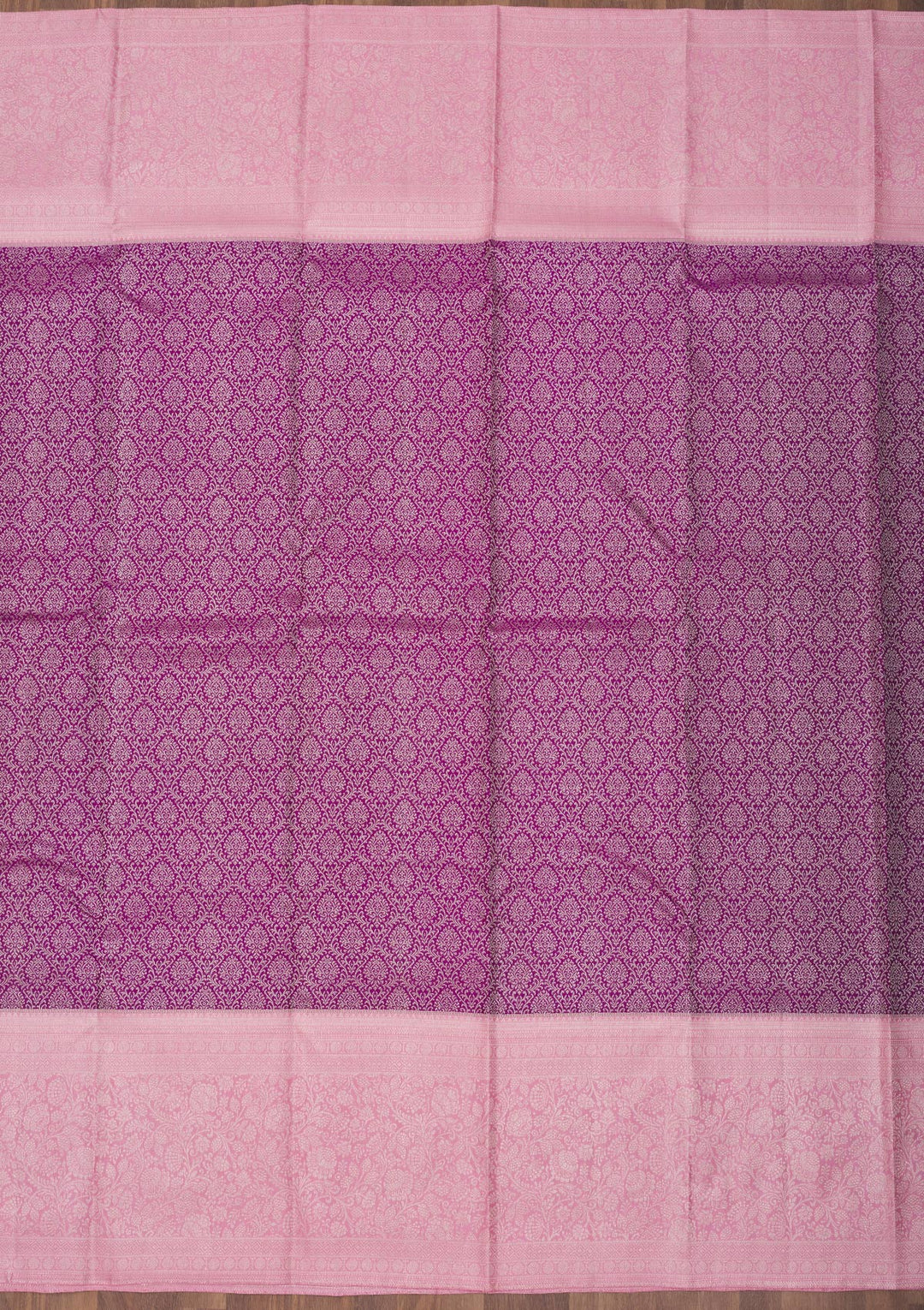 Purple Zariwork Pure Silk Saree