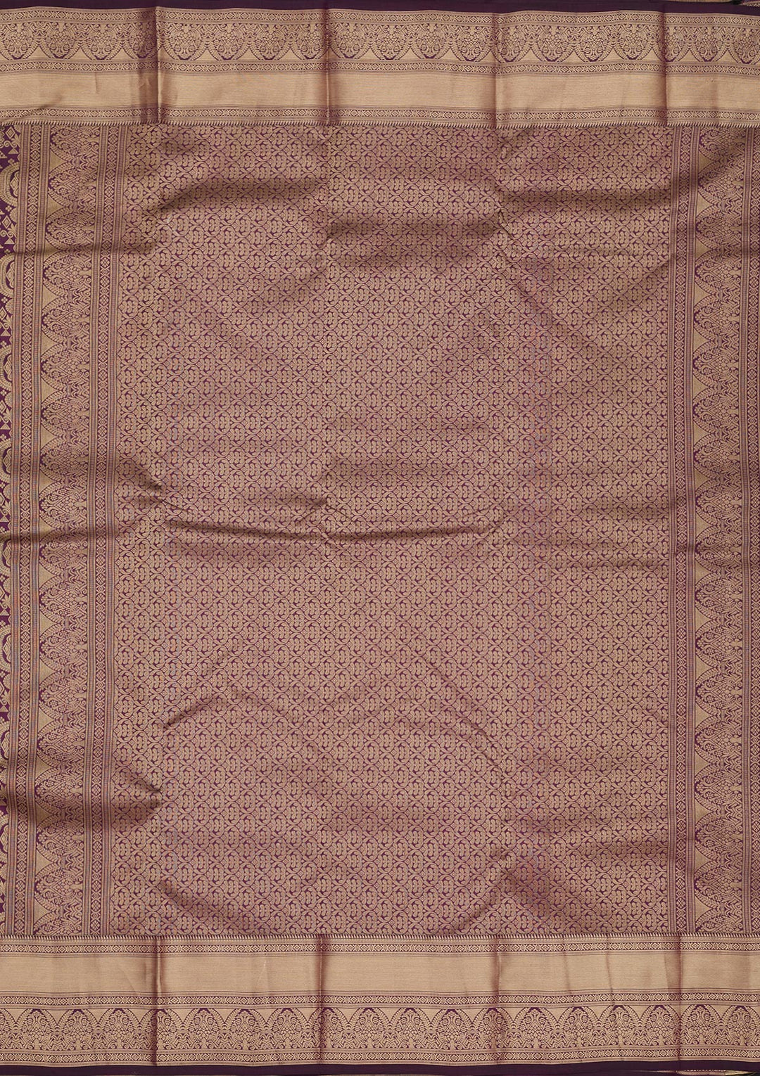 Purple Zariwork Pure Silk Saree