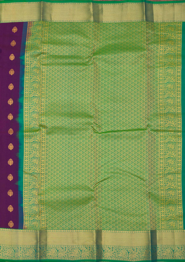 Purple Zariwork Pure Silk Saree