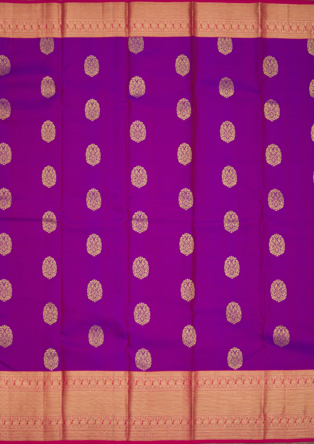 Purple Zariwork Pure Silk Saree