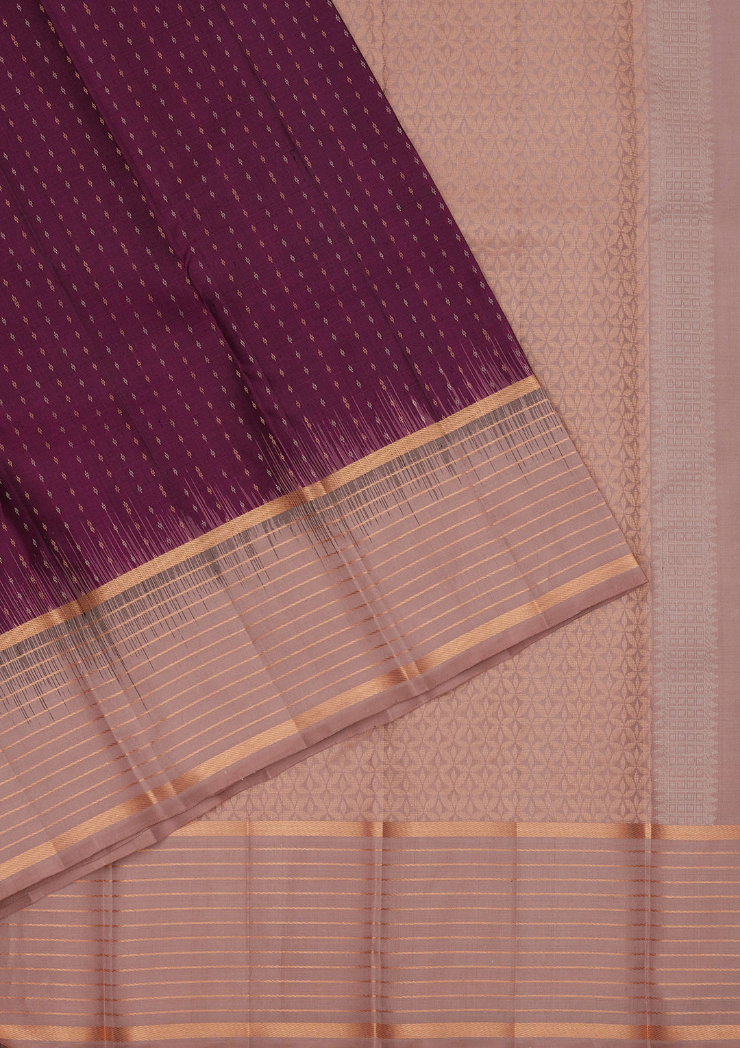Purple Zariwork Pure Silk Saree