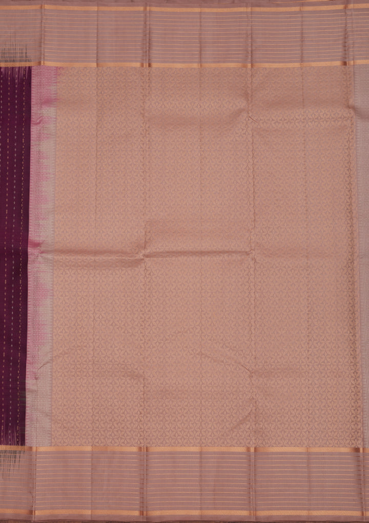 Purple Zariwork Pure Silk Saree