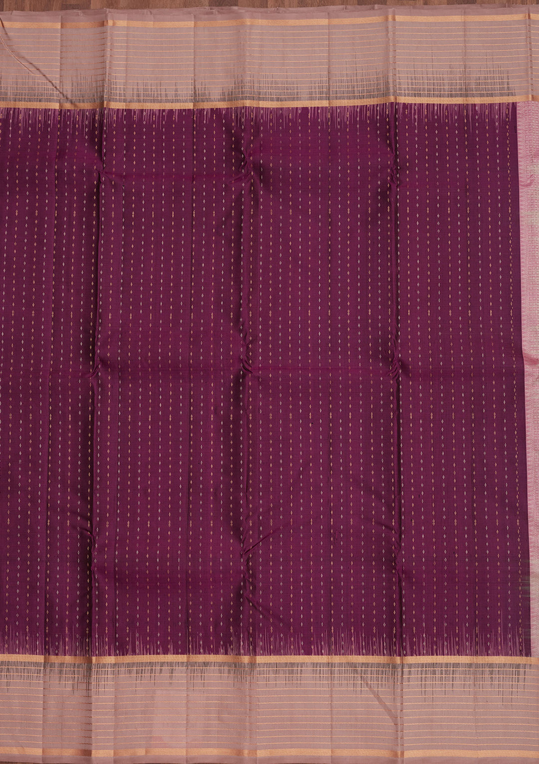 Purple Zariwork Pure Silk Saree
