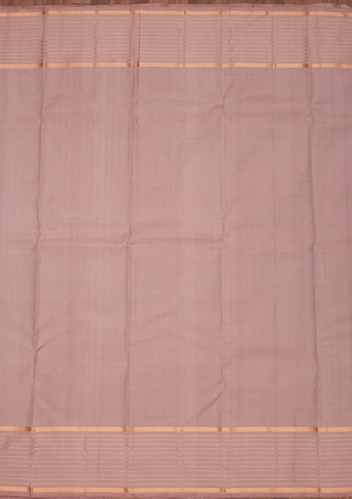 Purple Zariwork Pure Silk Saree