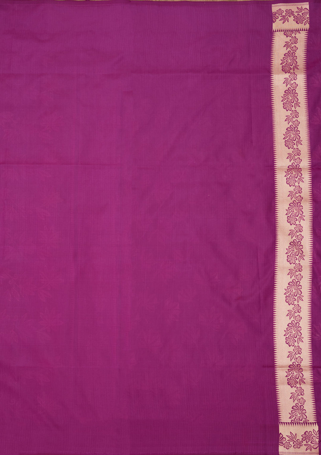 Purple Zariwork Pure Silk Saree
