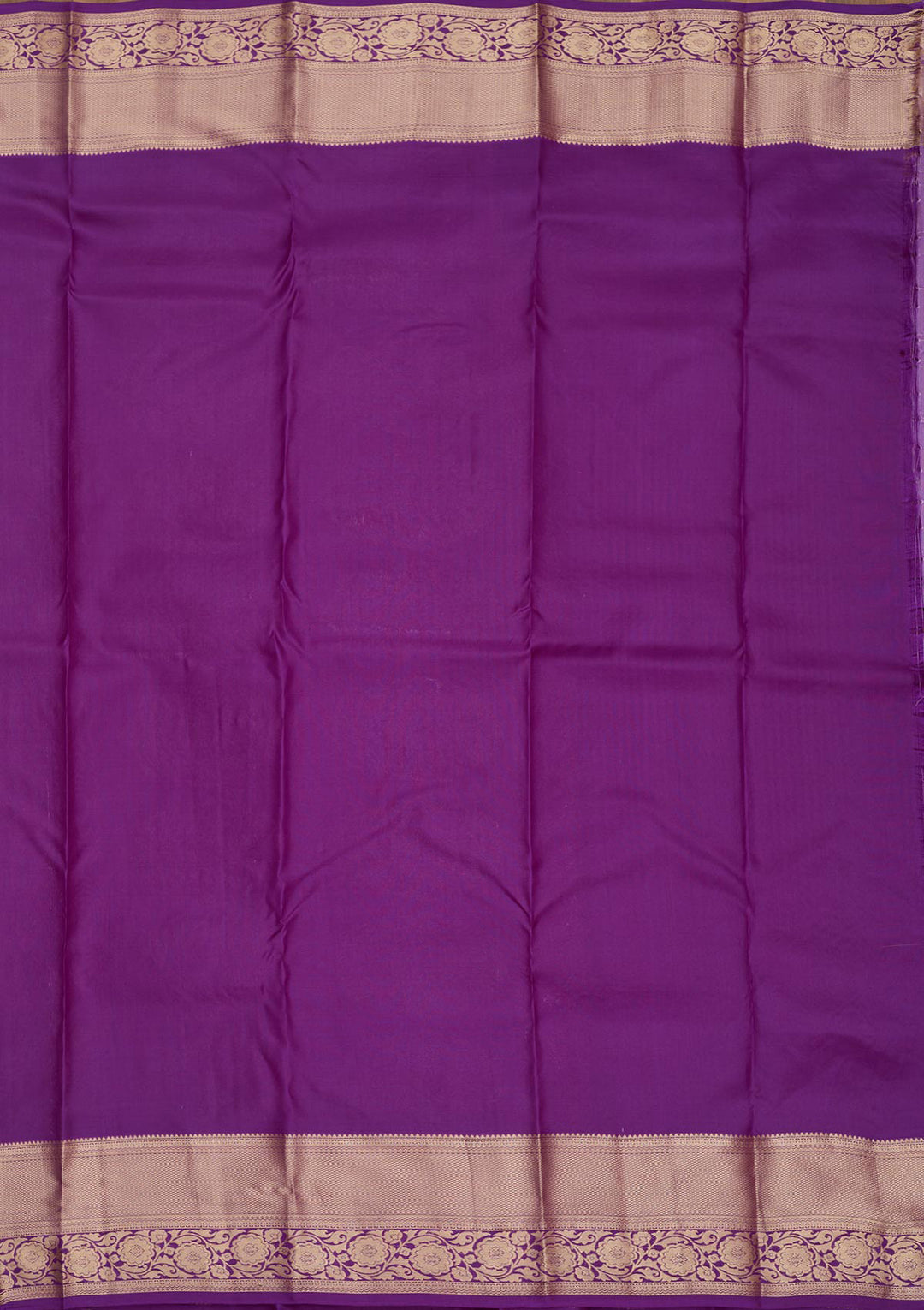 Purple Zariwork Pure Silk Saree