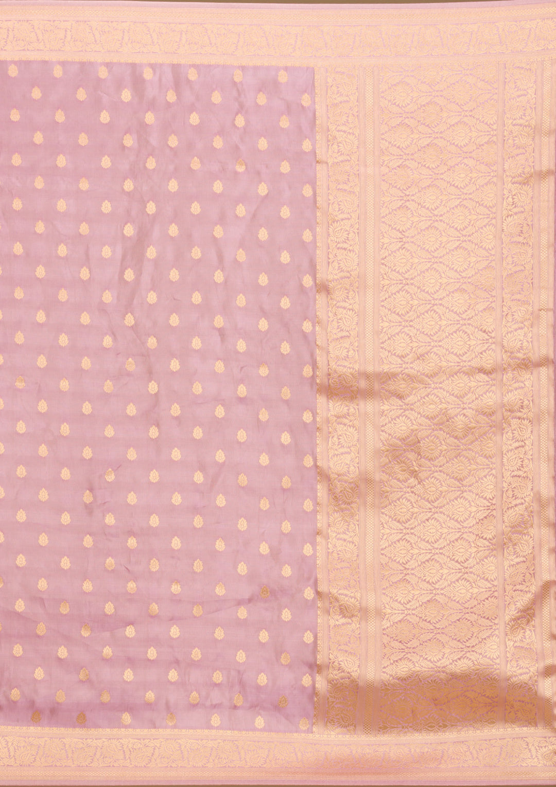 Purple Zariwork Raw Silk Saree