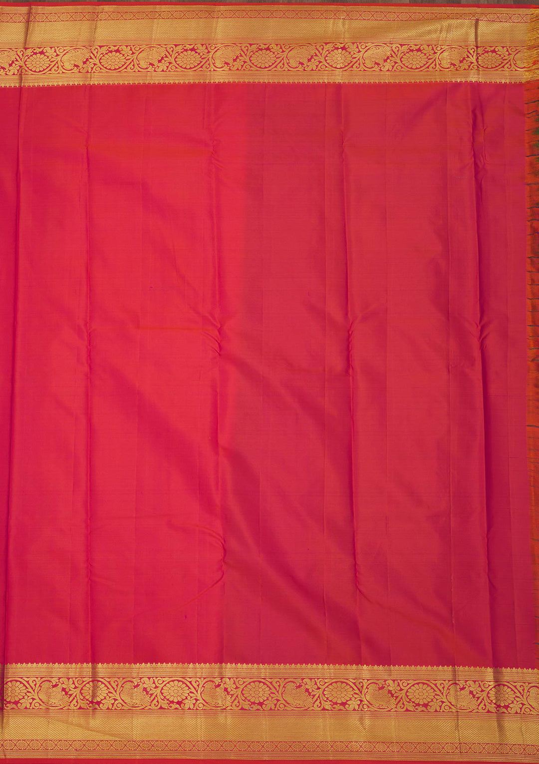 Rama Green Zariwork Pure Silk Saree