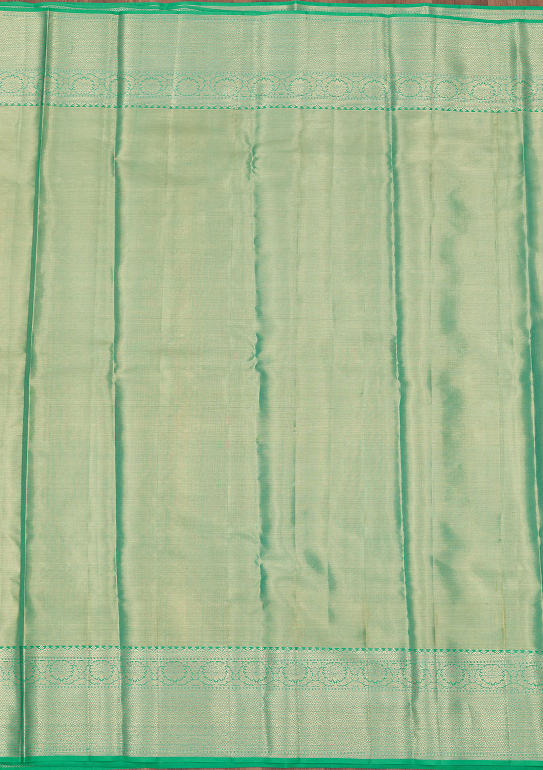 Rama Green Zariwork Pure Silk Saree