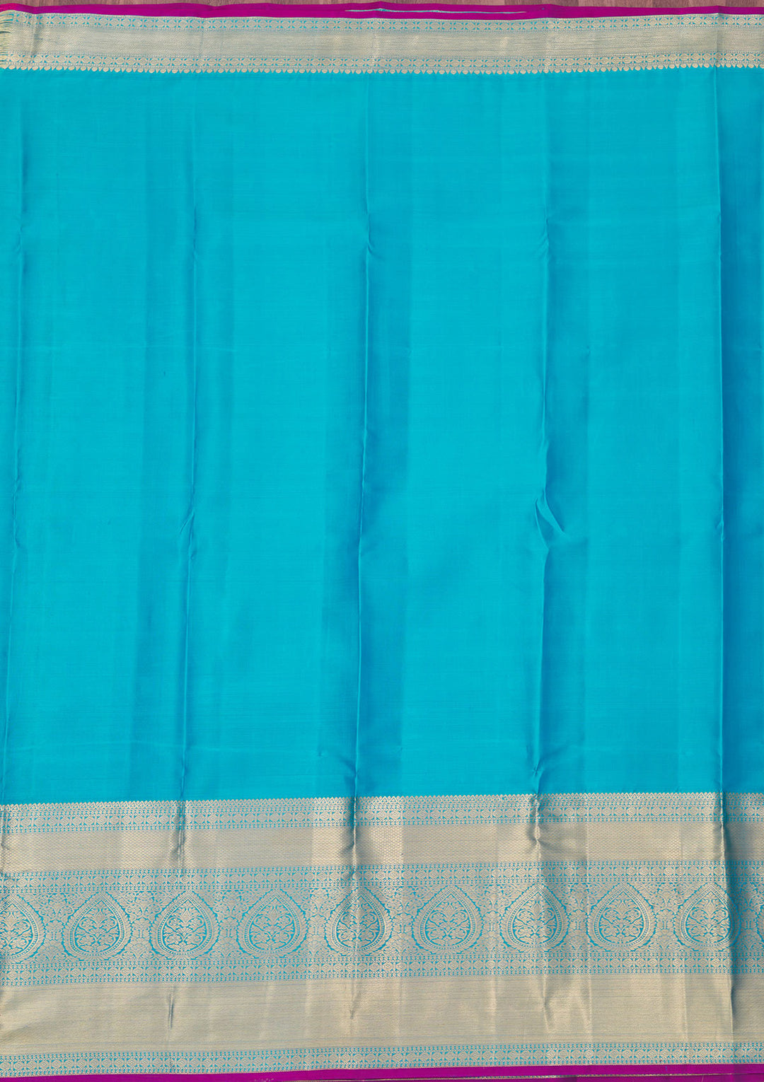 Rama Green Zariwork Pure Silk Saree