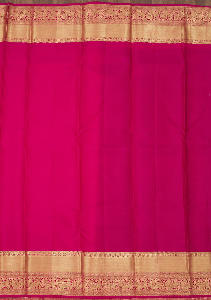 Rama Green Zariwork Pure Silk Saree