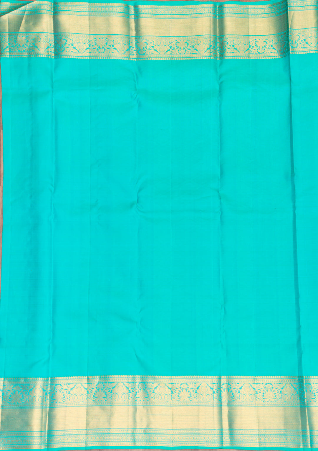 Rama Green Zariwork Pure Silk Saree