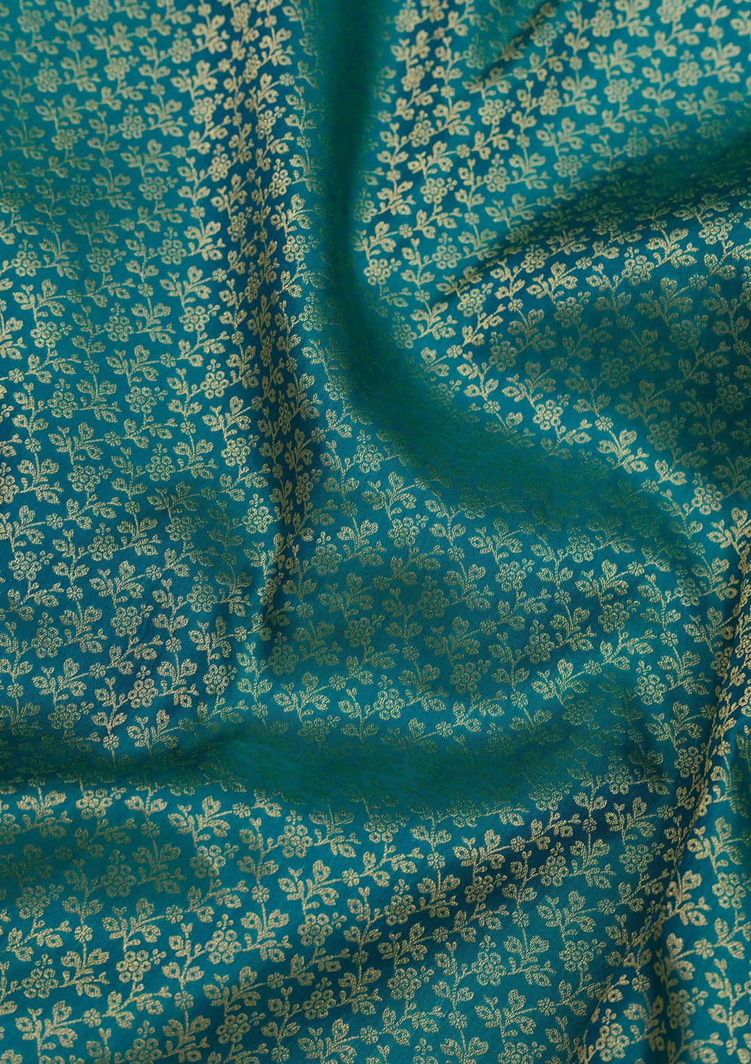 Rama Green Zariwork Pure Silk Saree