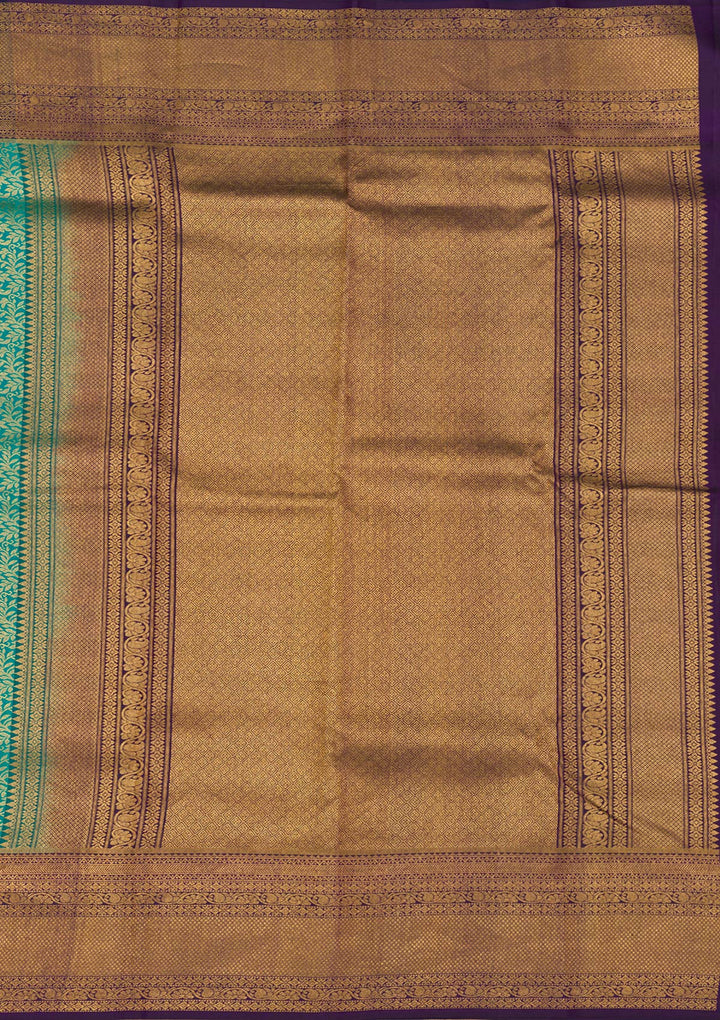 Rama Green Zariwork Banarasi Pure Silk Saree
