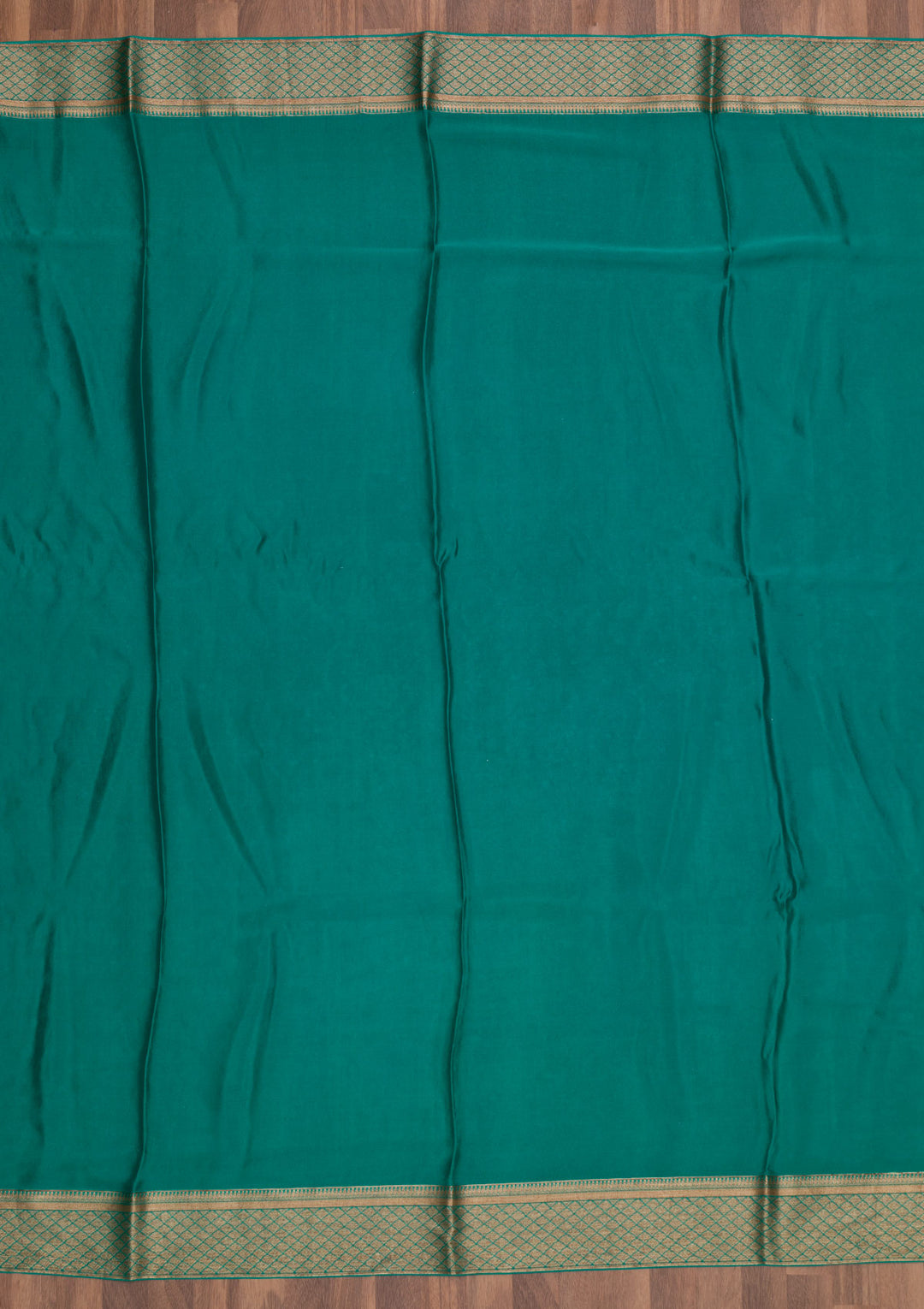 Rama Green Zariwork Banarasi Pure Silk Saree