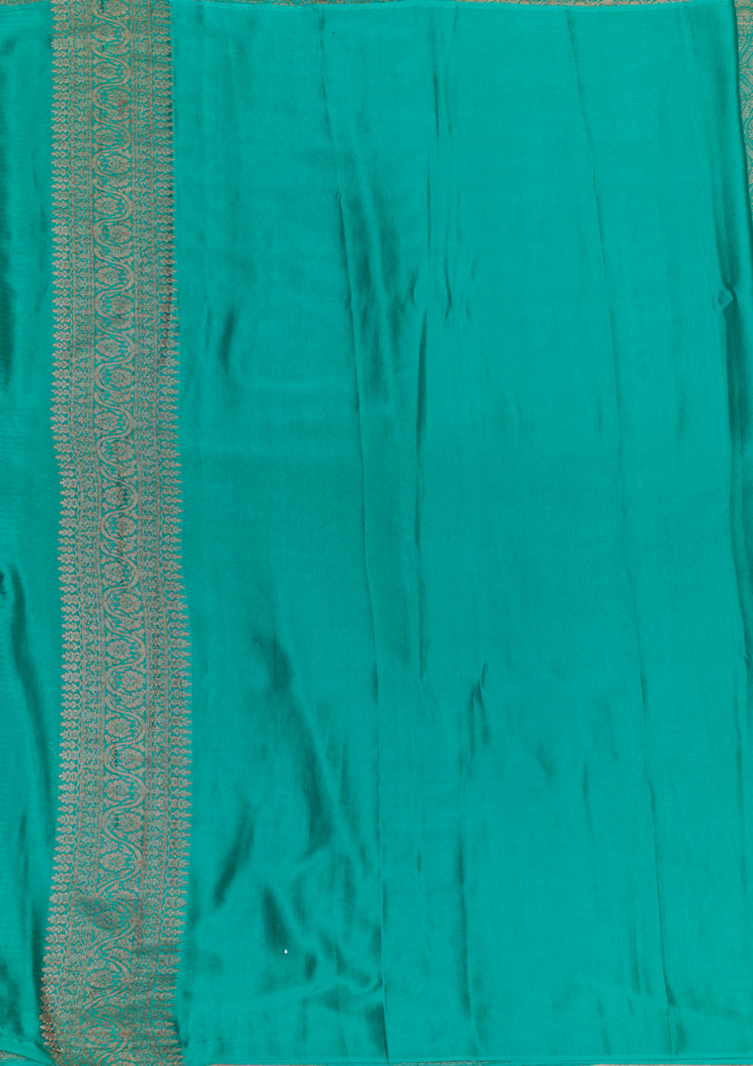 Rama Green Zariwork Banarasi Pure Silk Saree