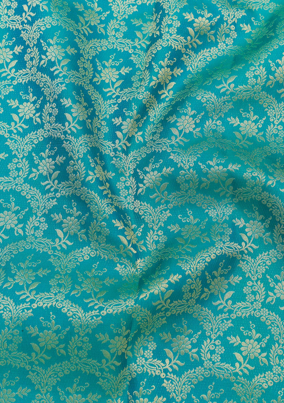 Rama Green Zariwork Kanjivaram Pure Silk Saree