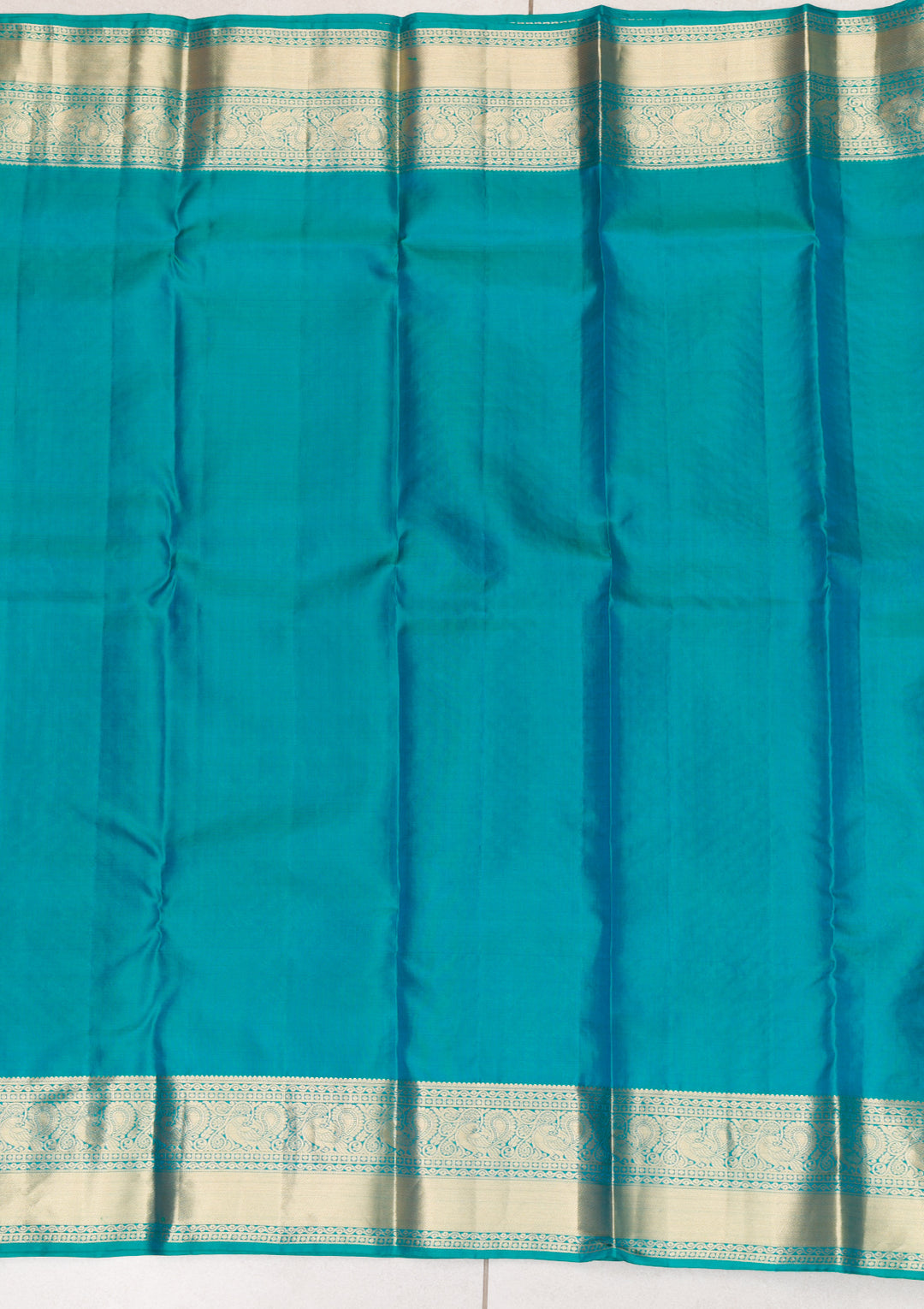 Rama Green Zariwork Banarasi Pure Silk Saree