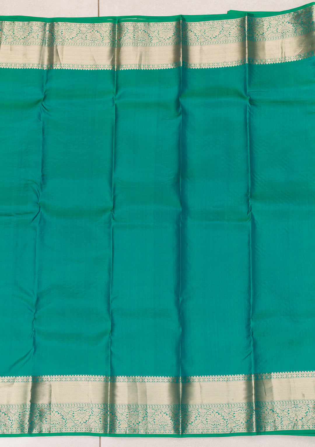 Rama Green Zariwork Kanjivaram Pure Silk Saree