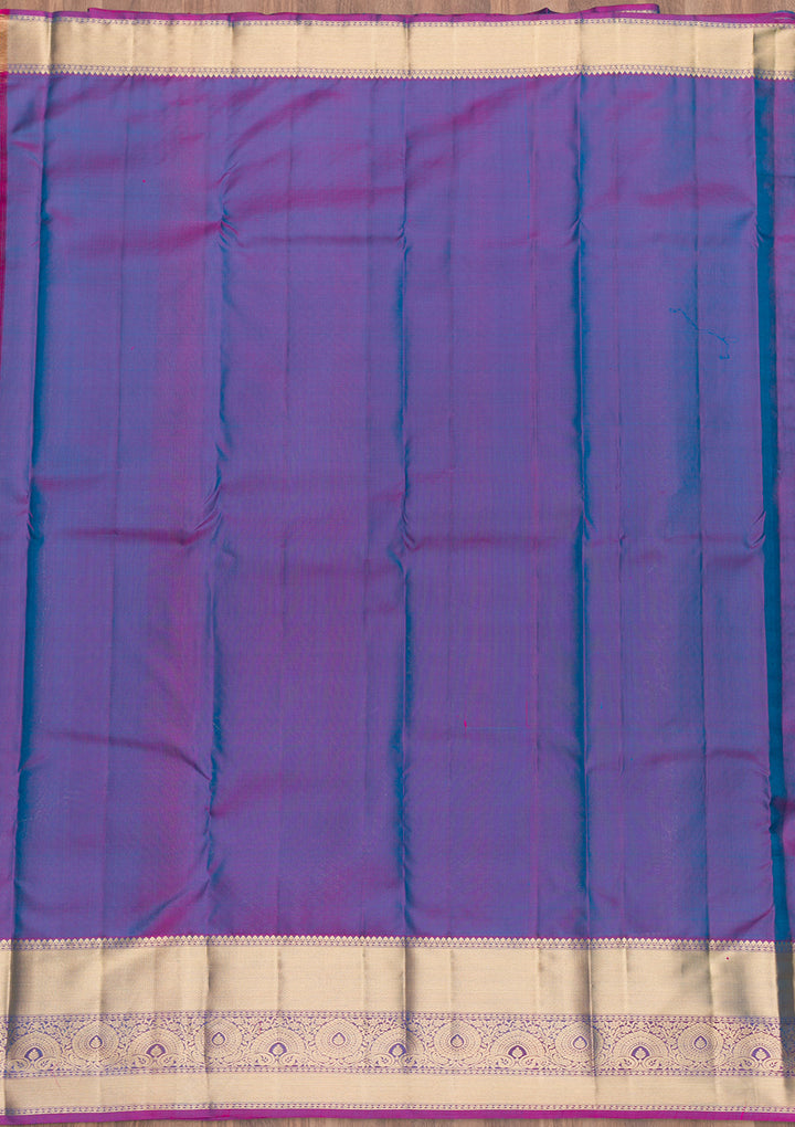 Rama Green Zariwork Kanjivaram Pure Silk Saree