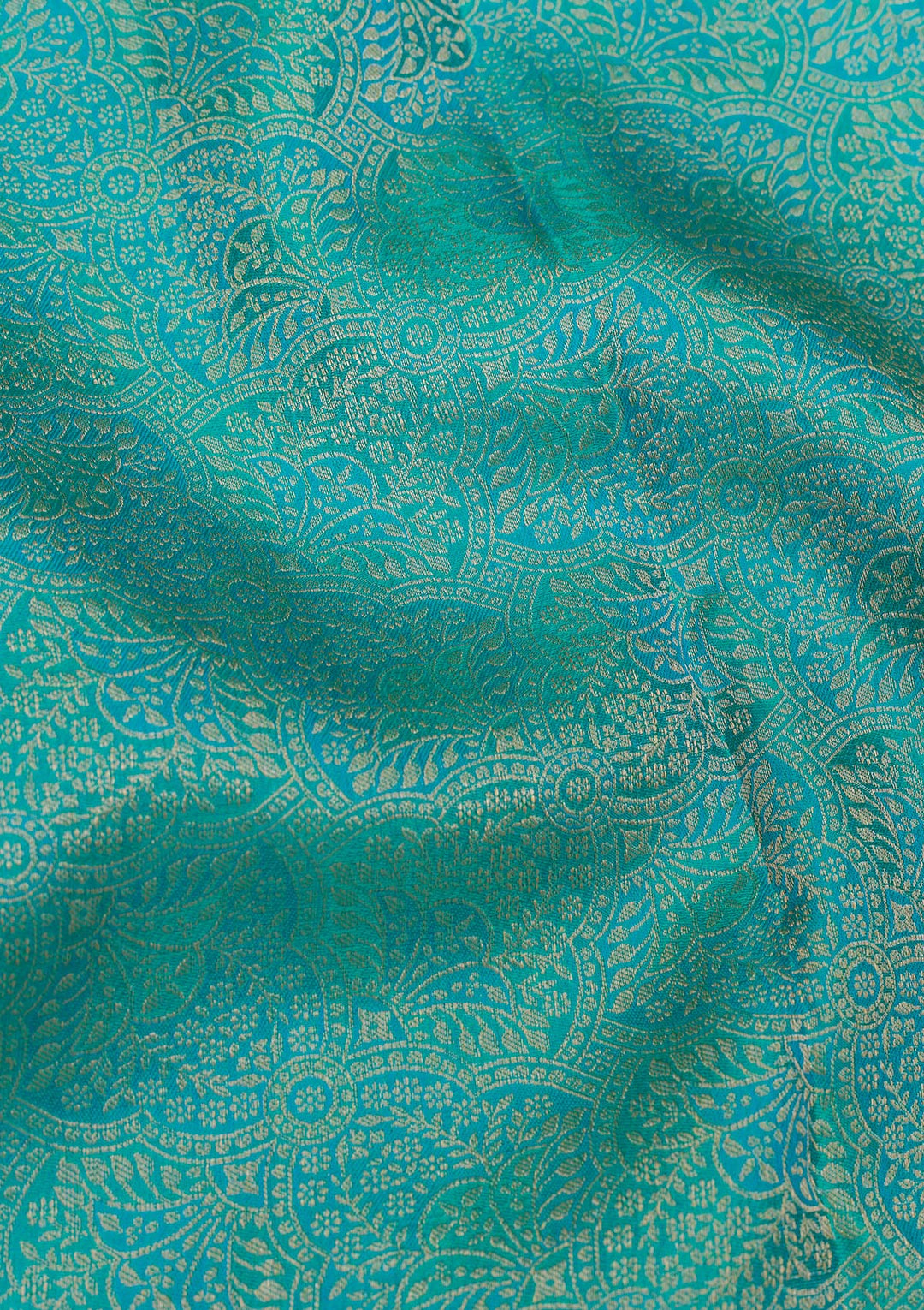 Rama Green Zariwork Kanjivaram Pure Silk Saree