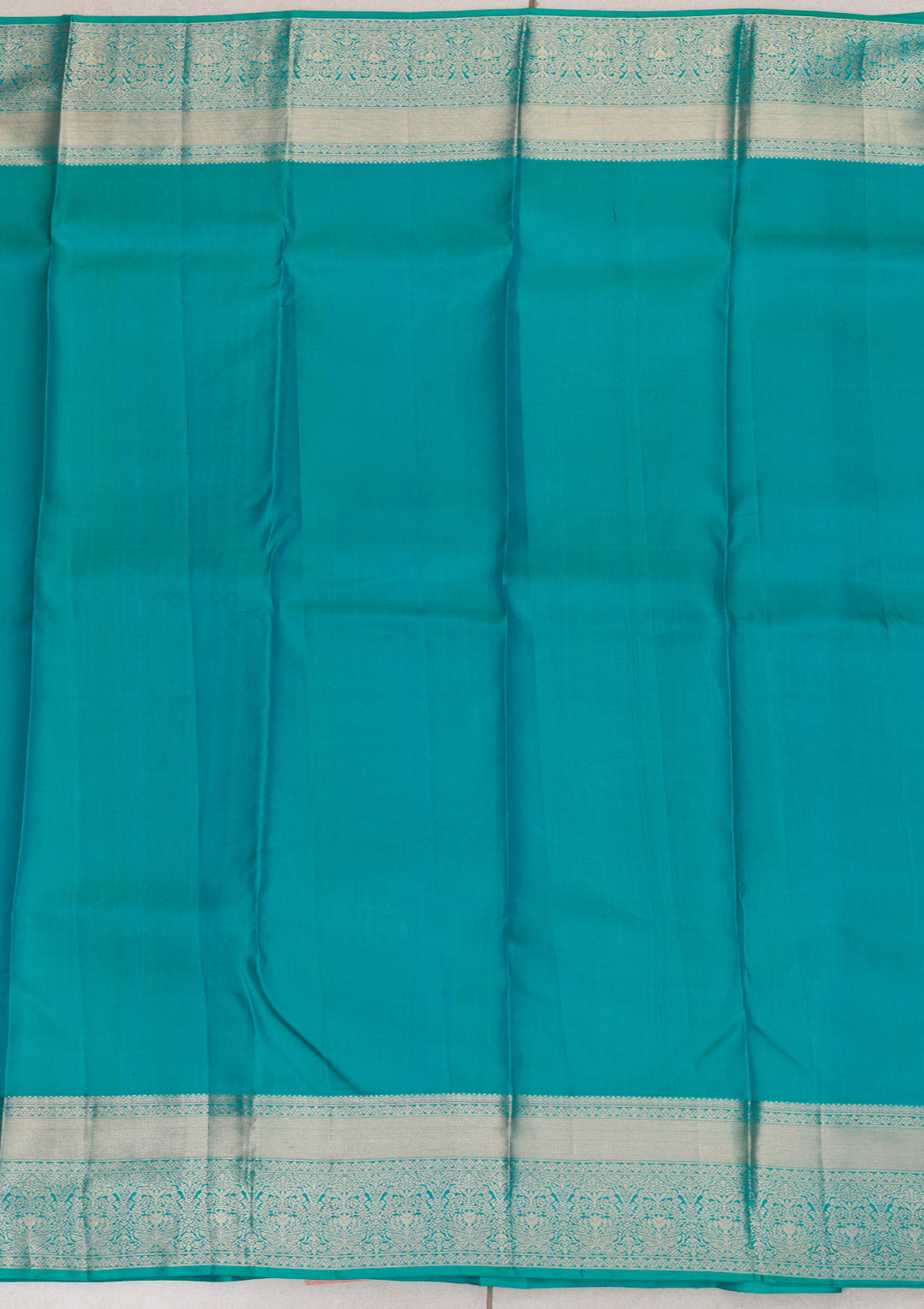 Rama Green Zariwork Kanjivaram Pure Silk Saree
