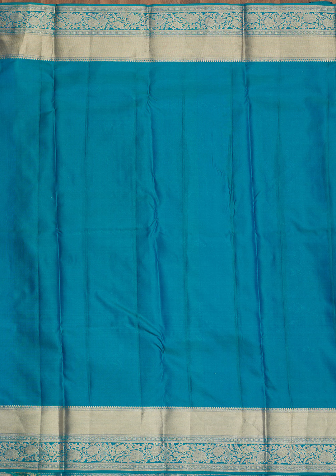 Rama Green Zariwork Pure Silk Saree
