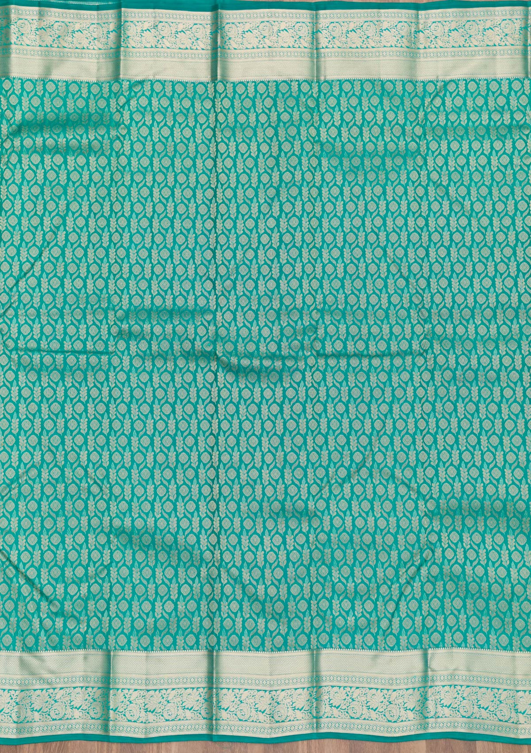 Rama Green Zariwork Kanjivaram Pure Silk Saree