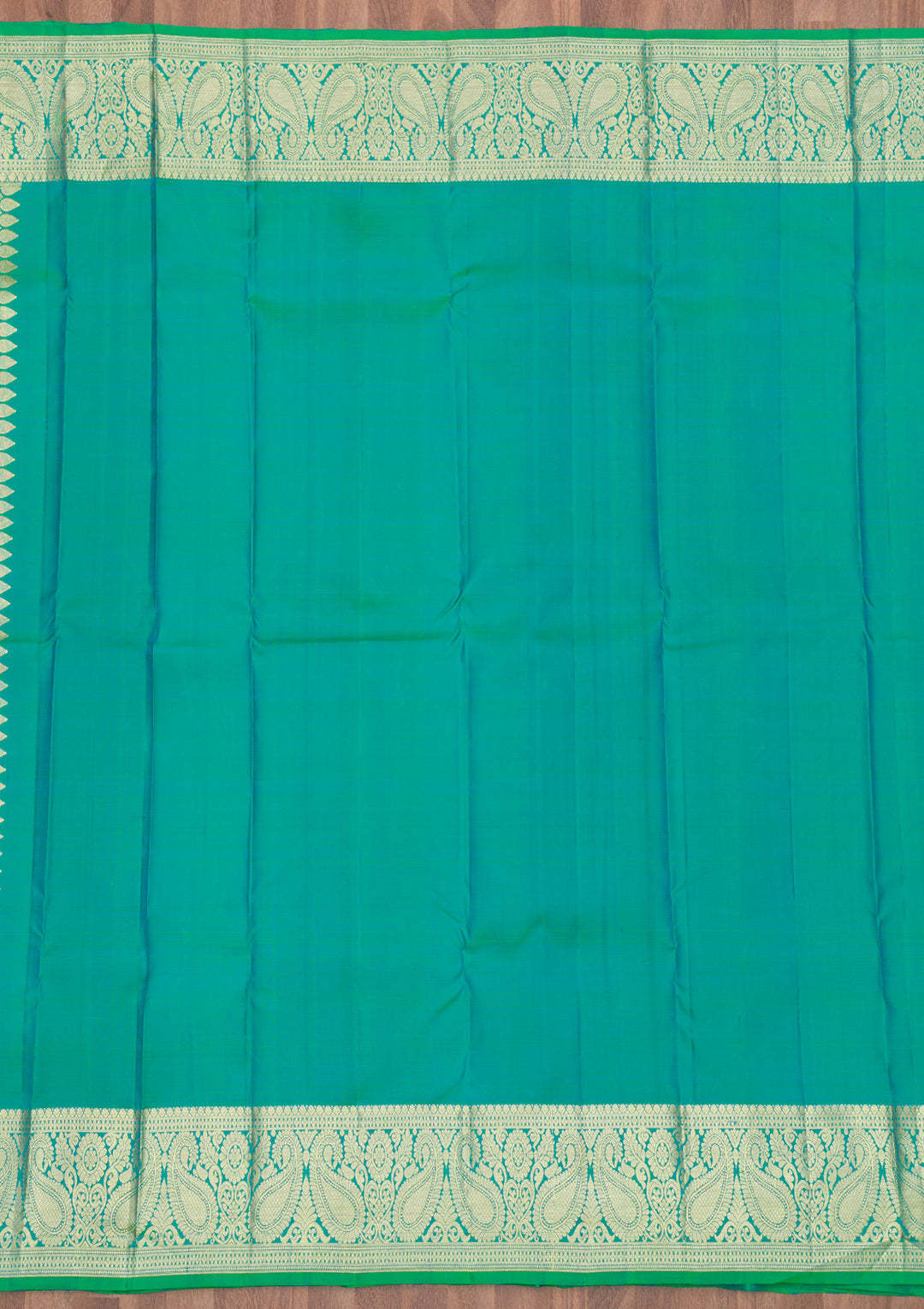 Rama Green Zariwork Kanjivaram Pure Silk Saree