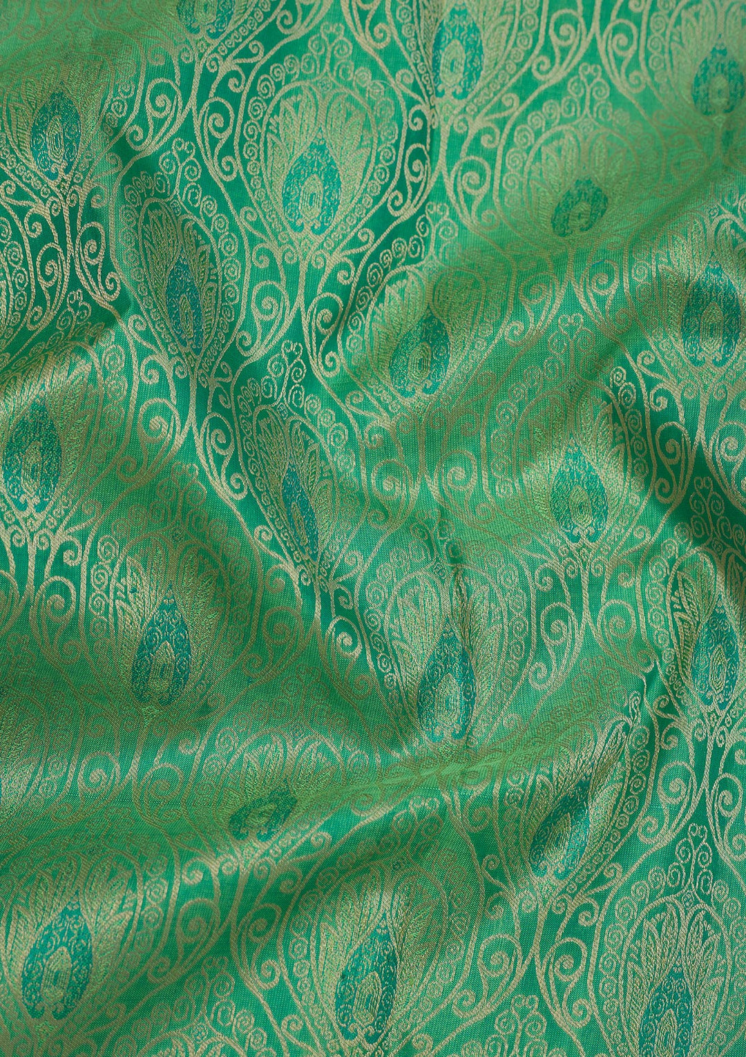 Green Zariwork Pure Silk Saree