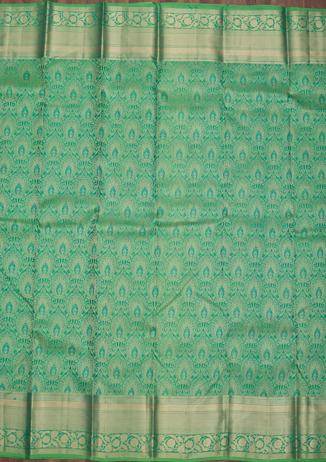 Green Zariwork Pure Silk Saree