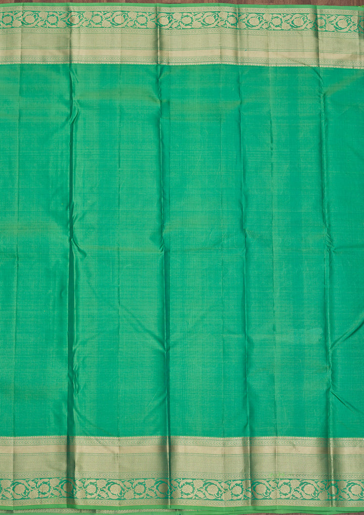 Green Zariwork Pure Silk Saree