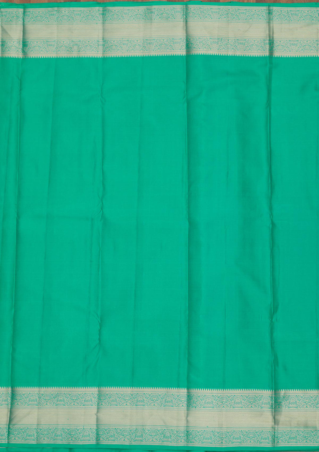 Rama Green Zariwork Pure Silk Saree